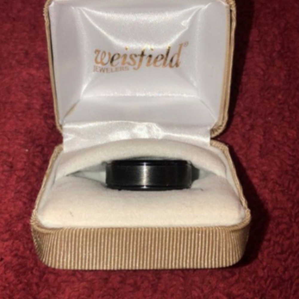 Tungsten wedding ring band